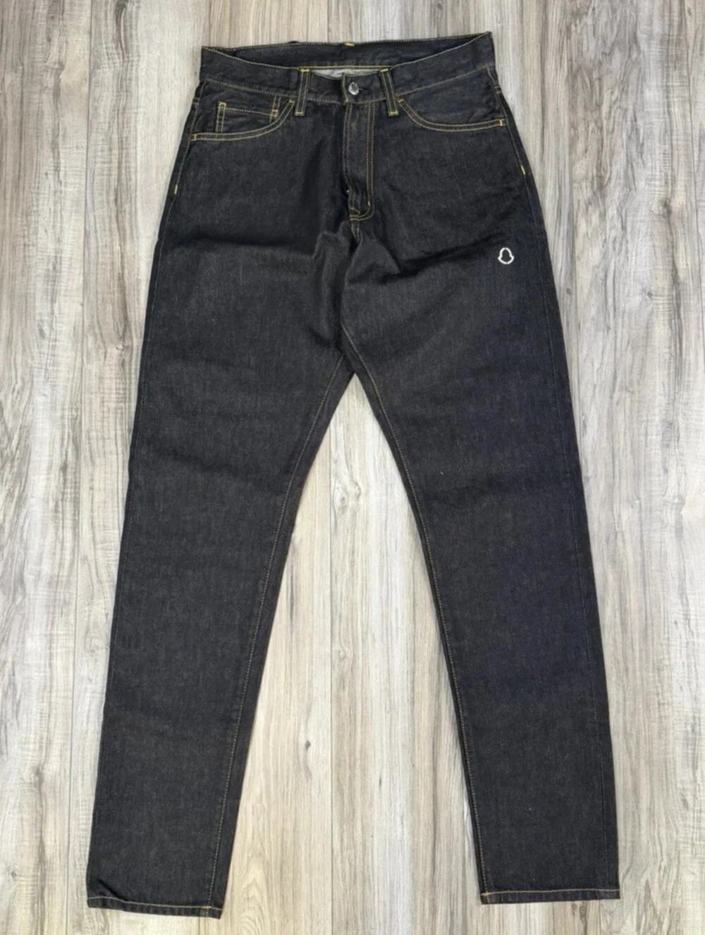 Moncler Genius 7 Fragment Hiroshi Fujiwara Denim Jeans Mens Size 30 EU 40 NEW
